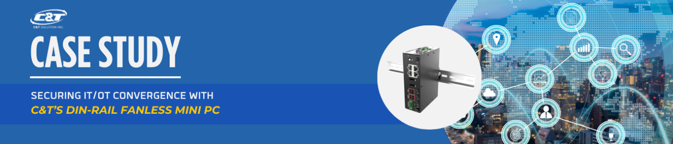 Securing IT/OT Convergence with DIN-Rail Fanless Mini PC