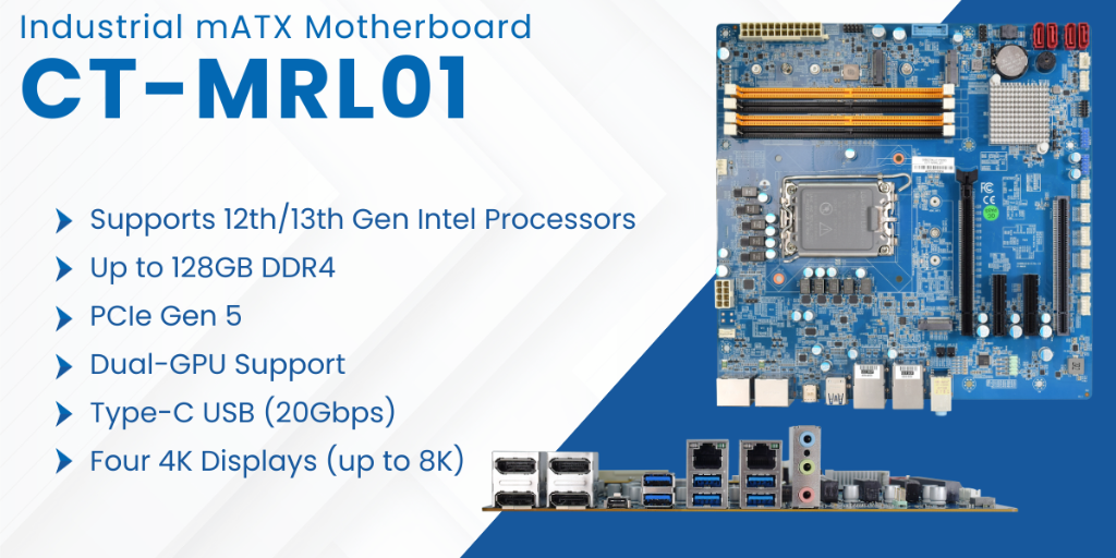 Industrial mATX Motherboard CT-MRL01
