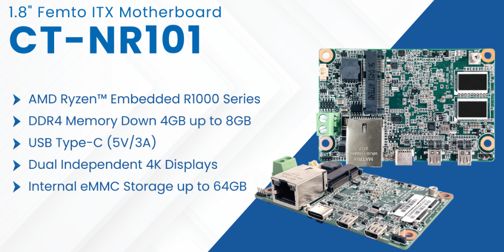 1.8" Femto ITX Motherboard CT-NR101