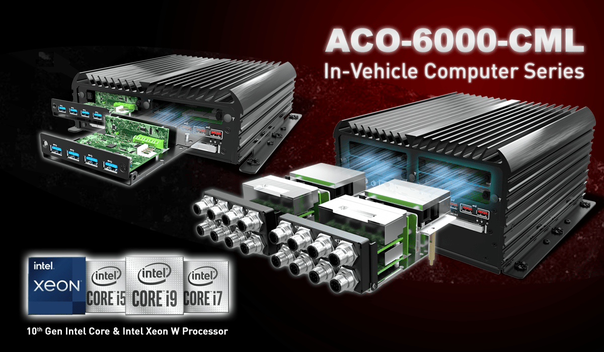 New Release! ACO-6000-CML Fanless In-Vehicle Computer Series with EN50155 Certification