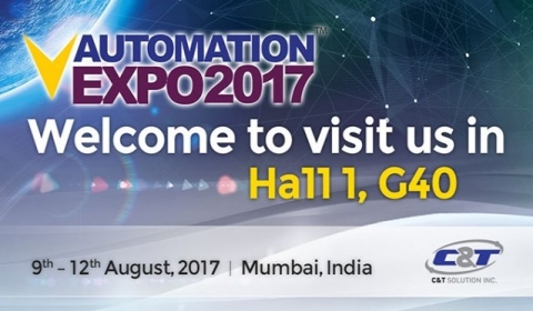Welcome to Visit C&T at Automation Expo 2017 in Mumbai, India